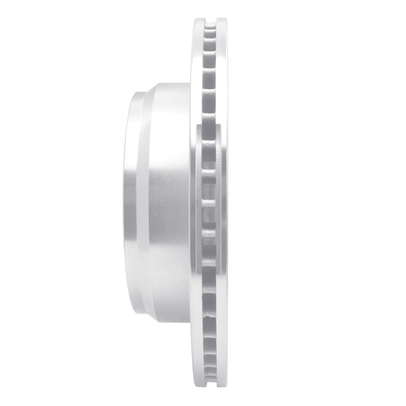 Nissan Titan XD Brake Rotor (1) - Rear Right - R1 Concepts - Drilled & Slotted - Silver - `16-`24